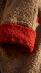 Palton ONA Camel & Red