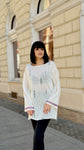 Bluză ivory knit lungă